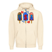 Sandshell usa popsicles Zipper Hoodie - BundleAndBundleShop