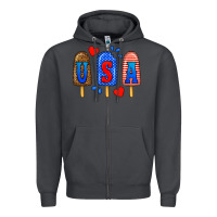 Smoke usa popsicles Zipper Hoodie - BundleAndBundleShop