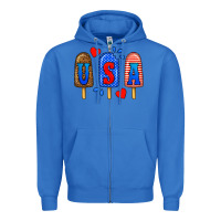True Royal usa popsicles Zipper Hoodie - BundleAndBundleShop