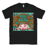 Black whats shakin bacon baby pig Classic Tee - RanaPortraitStore