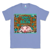 Colony Blue whats shakin bacon baby pig Classic Tee - RanaPortraitStore