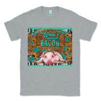 Heather Grey whats shakin bacon baby pig Classic Tee - RanaPortraitStore