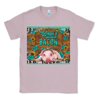 Lilac whats shakin bacon baby pig Classic Tee - RanaPortraitStore