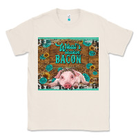Natural whats shakin bacon baby pig Classic Tee - RanaPortraitStore