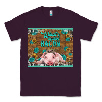 Plum whats shakin bacon baby pig Classic Tee - RanaPortraitStore
