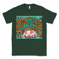 Sports Green whats shakin bacon baby pig Classic Tee - RanaPortraitStore