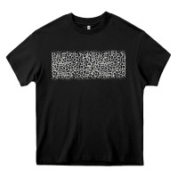 Black grey leopard Heavy Core Tee - JahusDesignShop