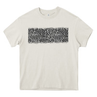 Cream grey leopard Heavy Core Tee - JahusDesignShop