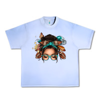 Grape Ice american football messy bun Urban Heavy Tee - texasbilliewilder