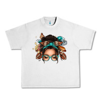 Lunar Rock american football messy bun Urban Heavy Tee - texasbilliewilder
