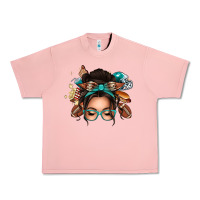 Salmon american football messy bun Urban Heavy Tee - texasbilliewilder