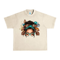 Sandshell american football messy bun Urban Heavy Tee - texasbilliewilder