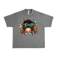 Tornado american football messy bun Urban Heavy Tee - texasbilliewilder