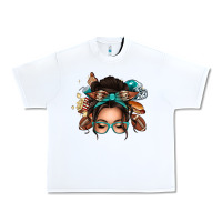 White american football messy bun Urban Heavy Tee - texasbilliewilder