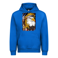 Cobalt american mullet   eagle Urban Hoodie - BarkalooDesign