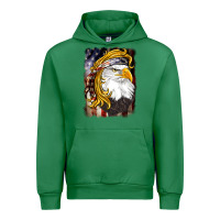 Emerald american mullet   eagle Urban Hoodie - BarkalooDesign