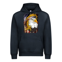 Navy american mullet   eagle Urban Hoodie - BarkalooDesign