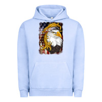 Pigment Grape Ice american mullet   eagle Urban Hoodie - BarkalooDesign