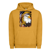 Pigment Peanut Butter american mullet   eagle Urban Hoodie - BarkalooDesign