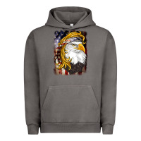 Pigment Tornado american mullet   eagle Urban Hoodie - BarkalooDesign