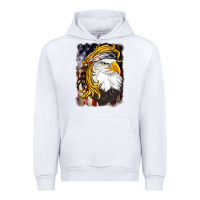 White american mullet   eagle Urban Hoodie - BarkalooDesign