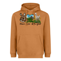 Meerkat Peace Love Kiko Goat Heavyweight Hoodie - LillyAllenDesigns