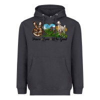 Smoke Peace Love Kiko Goat Heavyweight Hoodie - LillyAllenDesigns