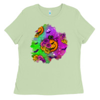 Matcha halloween patch 1 Ladies Tee - BundleAndBundleShop