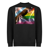Black Pride flag Heavyweight Sweatshirt - FaDigitalArtStudio