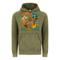 Vintage Olive Pumpkin spice everything Vintage Hoodie - NancyCooperArtShop