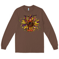 Chestnut mardi gras sunflower Long Sleeve Tee - CowGirlArtShop