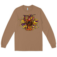 Toasted Coconut mardi gras sunflower Long Sleeve Tee - CowGirlArtShop