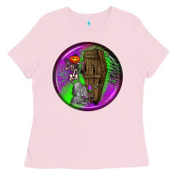 Halloween Round Earrings 1 Ladies Tee | Teevron