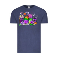 Halloween Coffee Cups Vintage Tee | Teevron