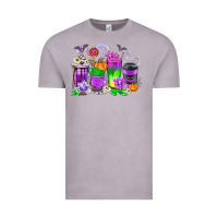 Vintage Zinc Halloween Coffee Cups Vintage Tee - texasbilliewilder