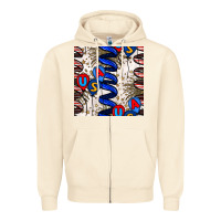 Sandshell usa balloons seamless pattern Zipper Hoodie - BundleAndBundleShop