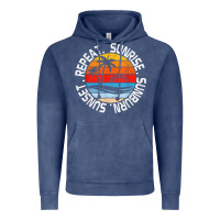 Vintage Denim sunrise sunburn sunset repeat retro vintage gift vacation t shirt Vintage Hoodie - tuanDangUi