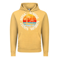 Vintage Mustard sunrise sunburn sunset repeat retro vintage gift vacation t shirt Vintage Hoodie - tuanDangUi