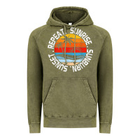 Vintage Olive sunrise sunburn sunset repeat retro vintage gift vacation t shirt Vintage Hoodie - tuanDangUi
