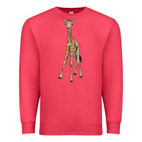 Cardinal baby giraffe Premium Sweatshirt - LillyAllenDesigns