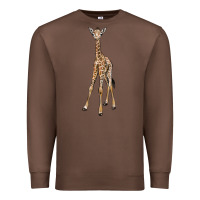 Chestnut baby giraffe Premium Sweatshirt - LillyAllenDesigns