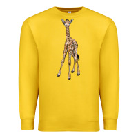 Lemon baby giraffe Premium Sweatshirt - LillyAllenDesigns