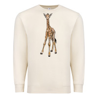 Sandshell baby giraffe Premium Sweatshirt - LillyAllenDesigns