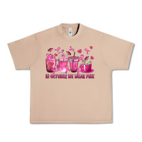 Burro In October We Wear Pink with Breast Cancer Coffee Urban Heavy Tee - texasbilliewilder