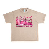 French Oak In October We Wear Pink with Breast Cancer Coffee Urban Heavy Tee - texasbilliewilder