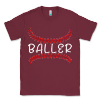 Burgundy BALLER Classic Tee - Bettercallsaul