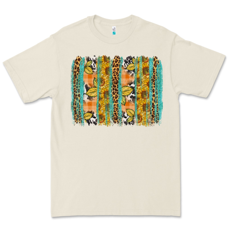 Fall Sunflower Brushstroke Premium Tee by BundleAndBundleShop | Teevron