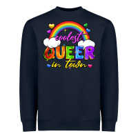 Navy Coolest queer in town Heavyweight Sweatshirt - FaDigitalArtStudio