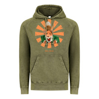 Vintage Olive basil brush retro japanese Vintage Hoodie - tuanDangUi