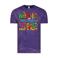 Cloud Purple Nacho average Teacher Vintage Tee - RanaPortraitStore
